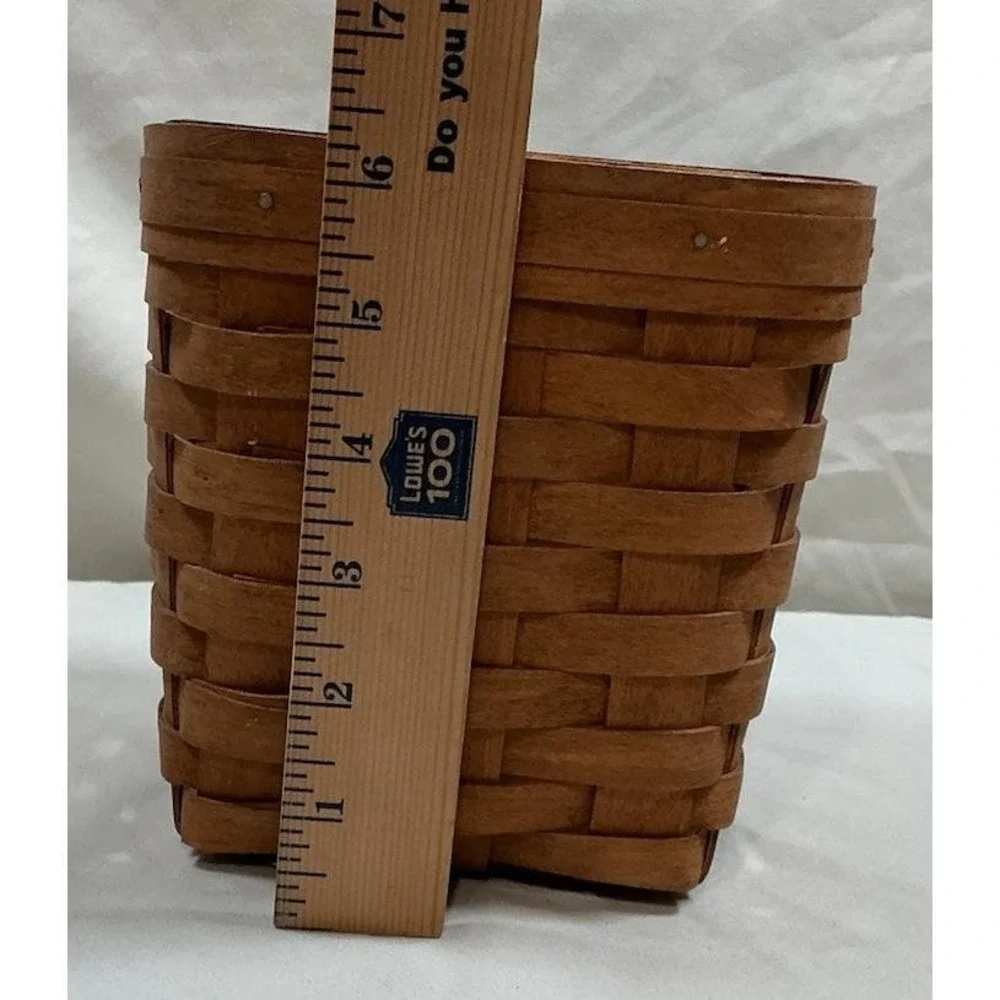 Workshops of Gerald E Henn Basket 1995 Workshops Warren Ohio Handwoven Wood 6